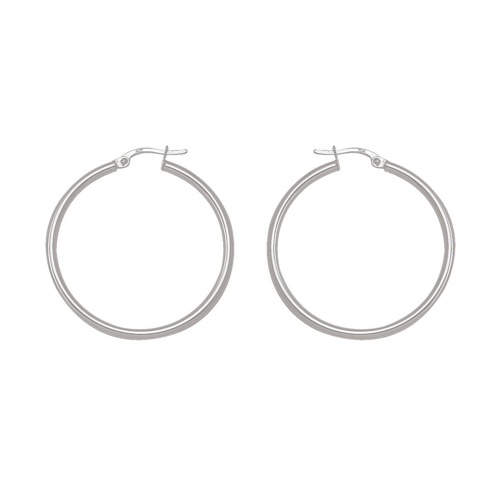 Gold Hoop Earrings 34mm (33934)