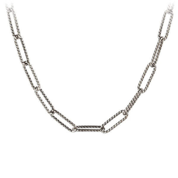 Pyrrha Sterling Silver Paperclip Necklace - 18 inch (36456)