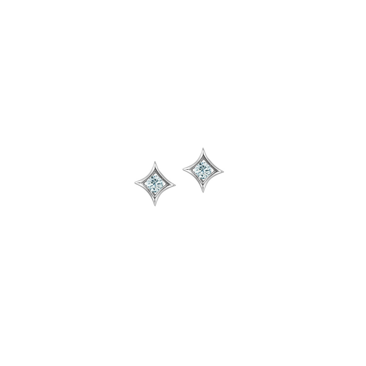 Diamond Solitaire Stud Earrings - LG .25ctTW (39430)