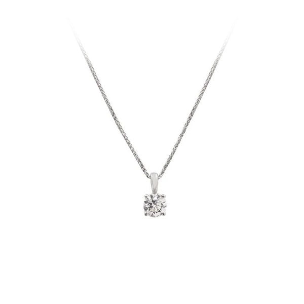 Diamond Solitaire Pendant .10ct (39599)