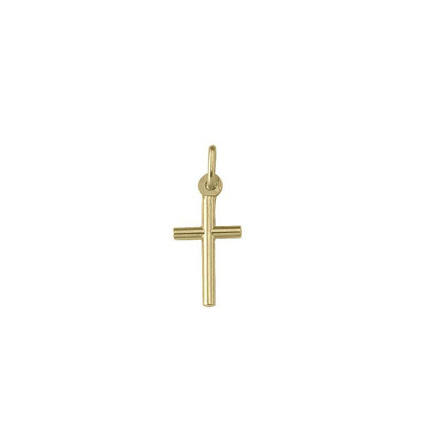 Gold Plain Cross Pendant (40313)