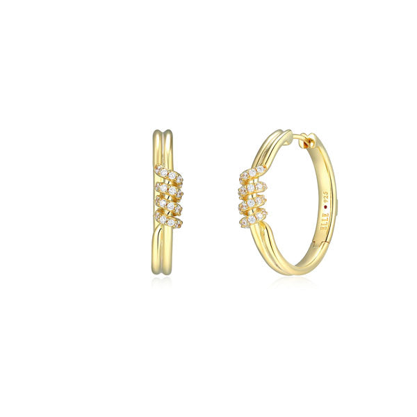Elle Earrings 'L'Sprial Lace' Collection (40590)