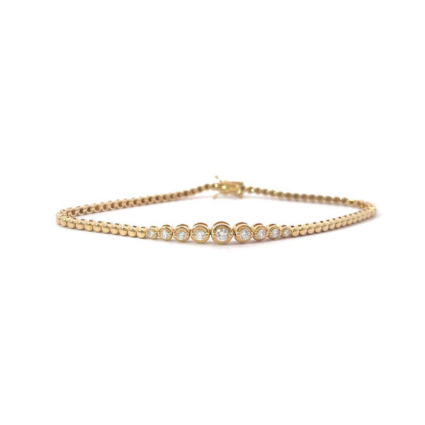 Diamond 9-Stone Tennis Bracelet .34ct (40934)