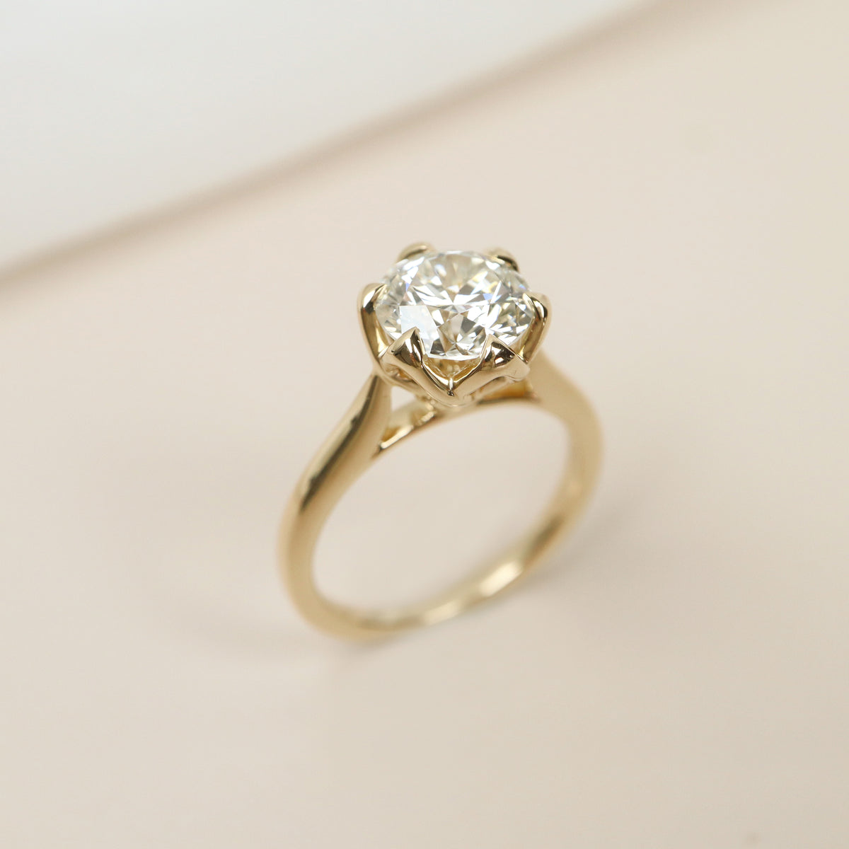 Diamond Solitaire Engagement Ring - LG 2.03ct (41111)