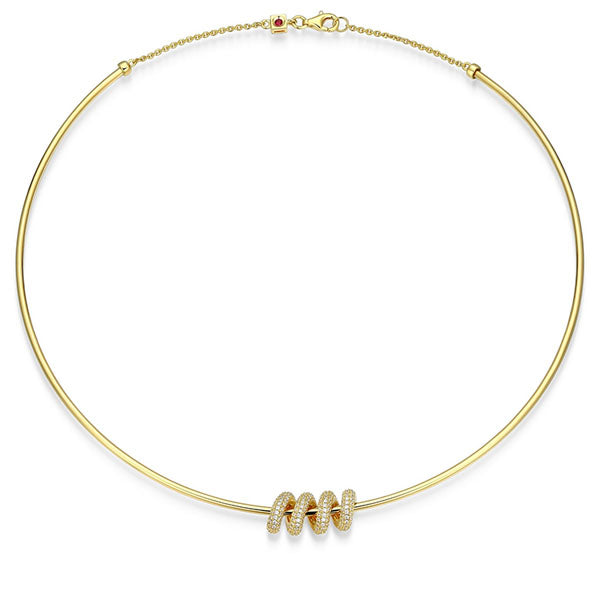 Elle Necklace 'L'Sprial Lace' Collection (40594)