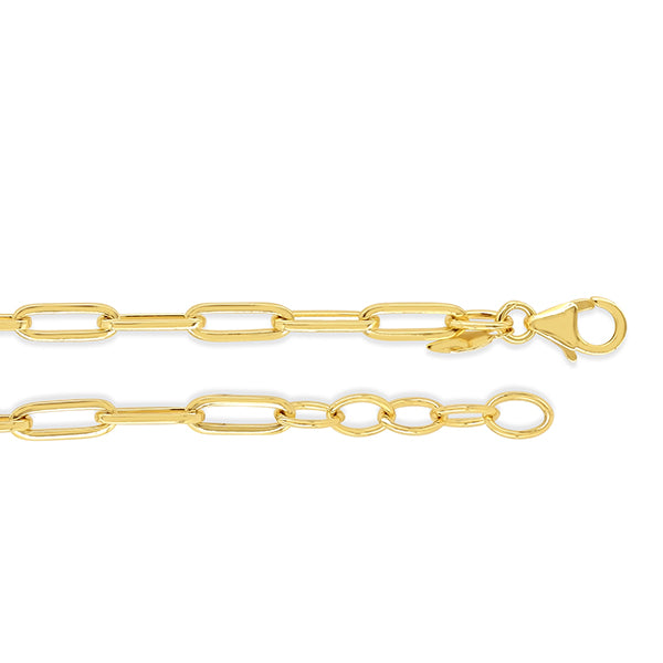 Sempre ORO Bracelet - Paperclip Link 8.25in (41156)