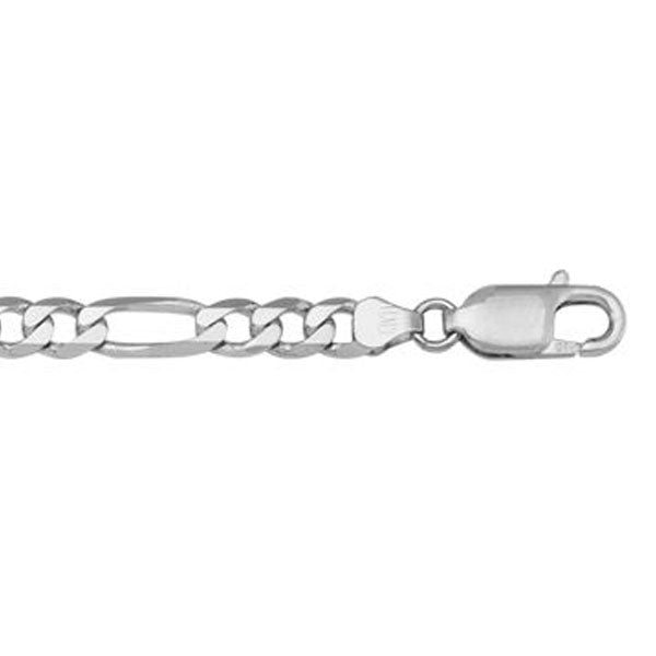 Gold Solid Figaro Link Chain 3.9mm 20in (35806)