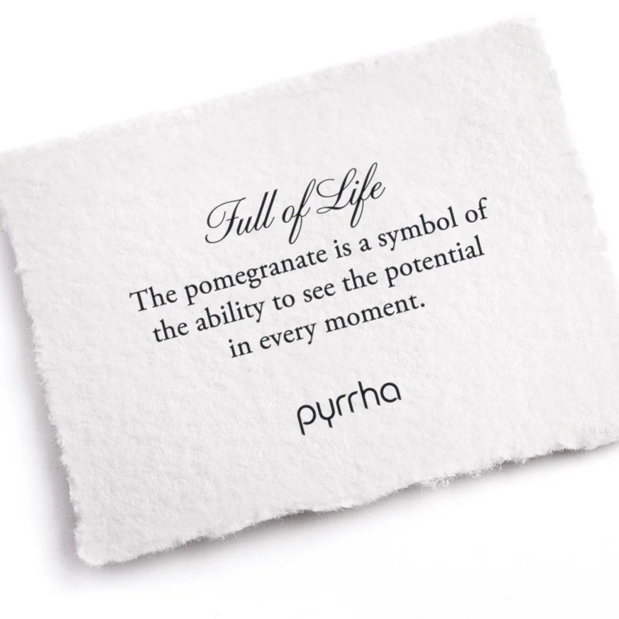 Pyrrha Necklace 'Full of Life" 18inch (39424)