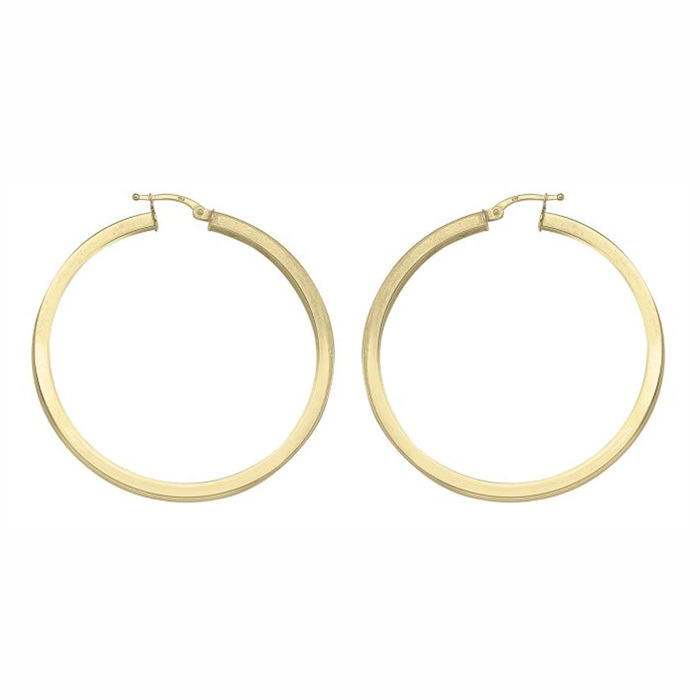 Gold Hoop Earrings 48mm (29362)