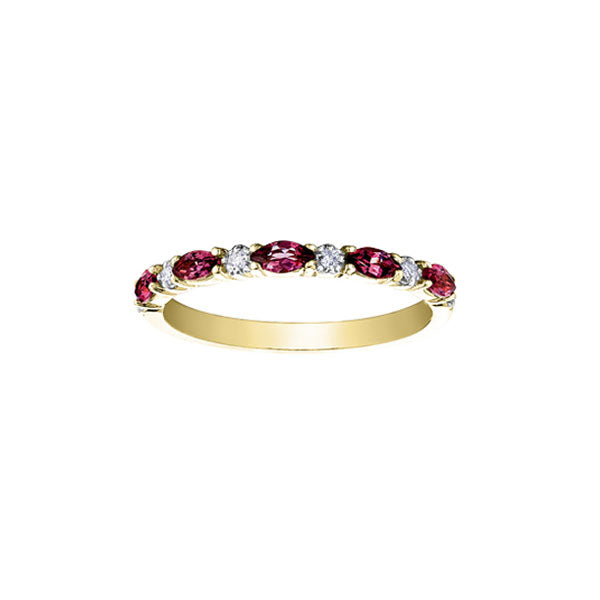 Genuine Ruby and Diamond Band (34768)