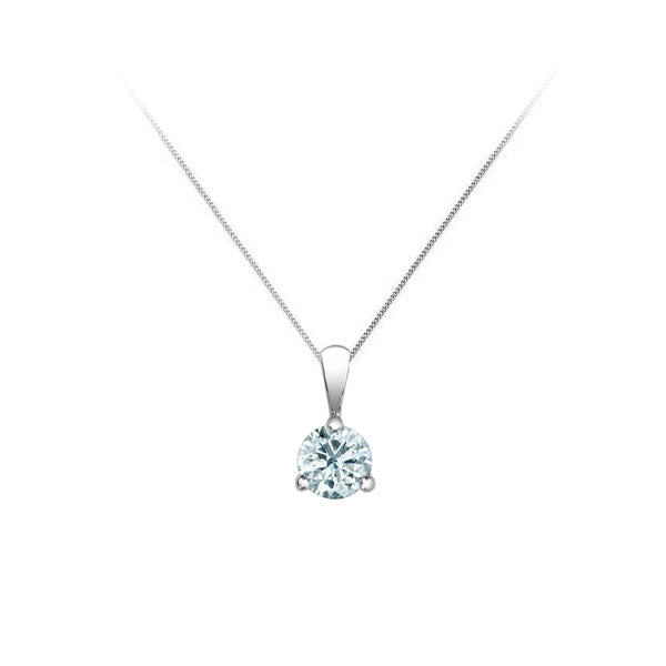 Diamond Solitaire Pendant - LG .70ct (39806)