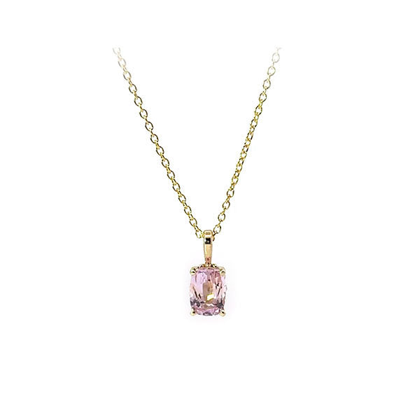 Genuine Pink Sapphire Pendant (40240)