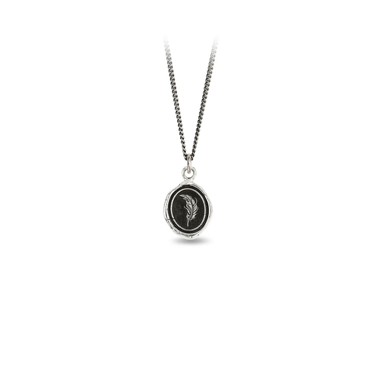 Pyrrha Necklace 'Feather' 18in (39239)
