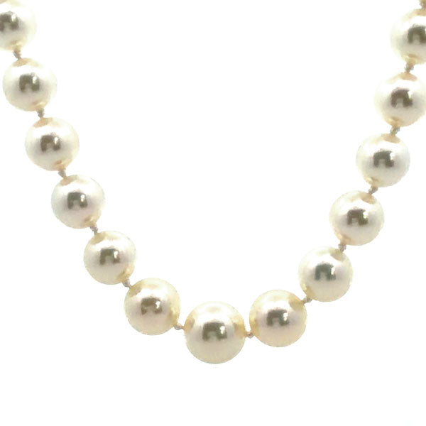 Genuine Akoya Pearl Necklace 18in (39346)