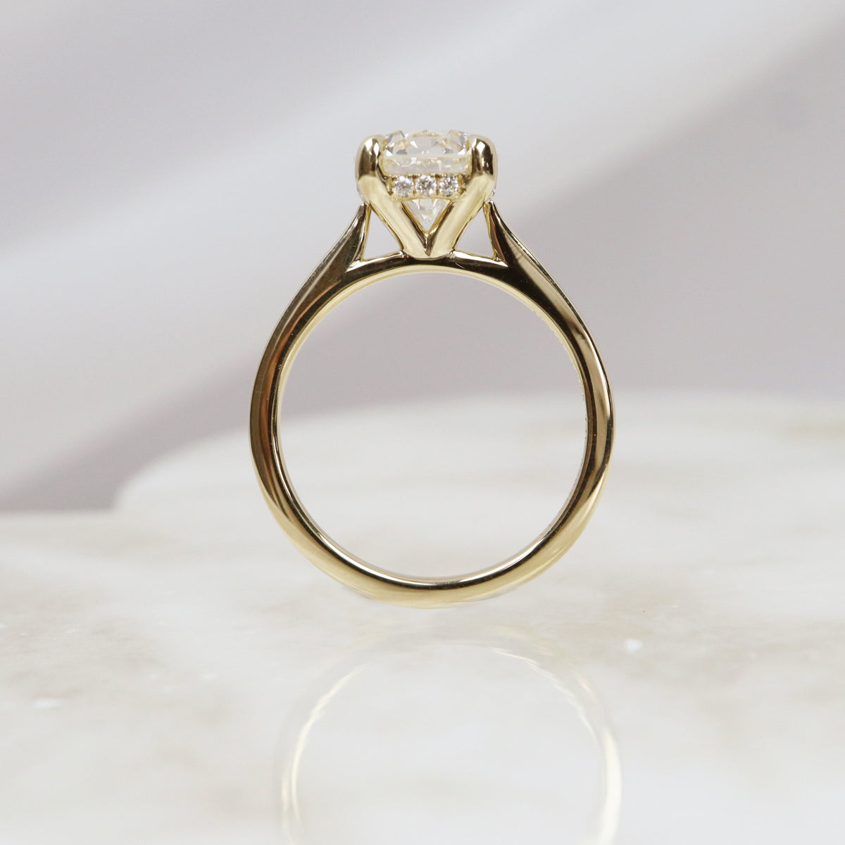 Diamond Engagement Ring with Hidden Halo - LG 2.03ct (41110)