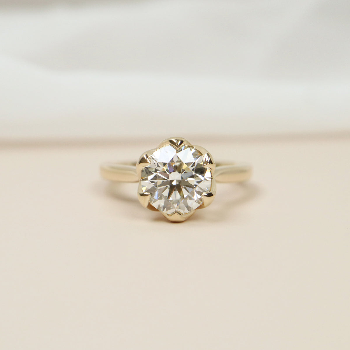 Diamond Solitaire Engagement Ring - LG 2.03ct (41111)