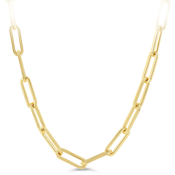 Sempre ORO Necklace - Paperclip Link Chain 19in (41160)