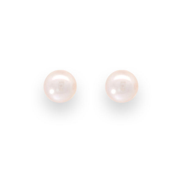 Genuine Pearl Stud Earrings (39341)