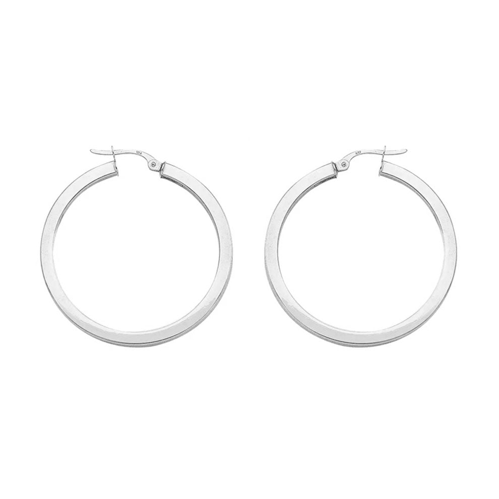 Gold Hoop Earrings 35mm (34741)