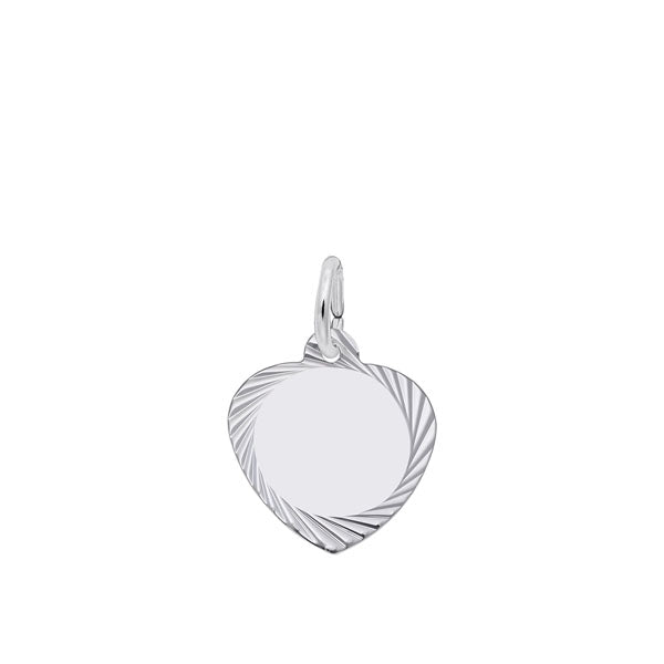 Sterling Silver Heart Pendant (40625)