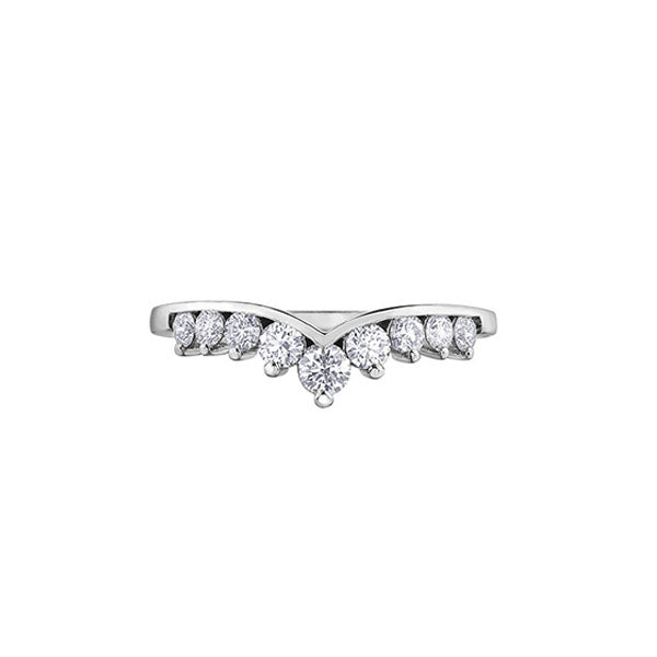 Diamond V-Contour Anniversary Band .50ct (41069)