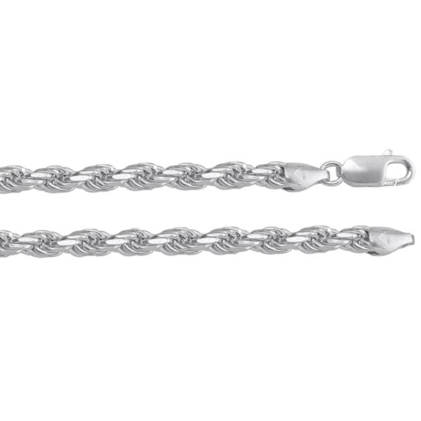 Sterling Silver Solid Rope Chain 24in (39986)