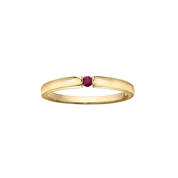 Genuine Ruby Stackable Ring (39626)