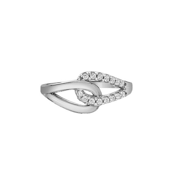 Diamond Double Loop Ring .15ct (40118)