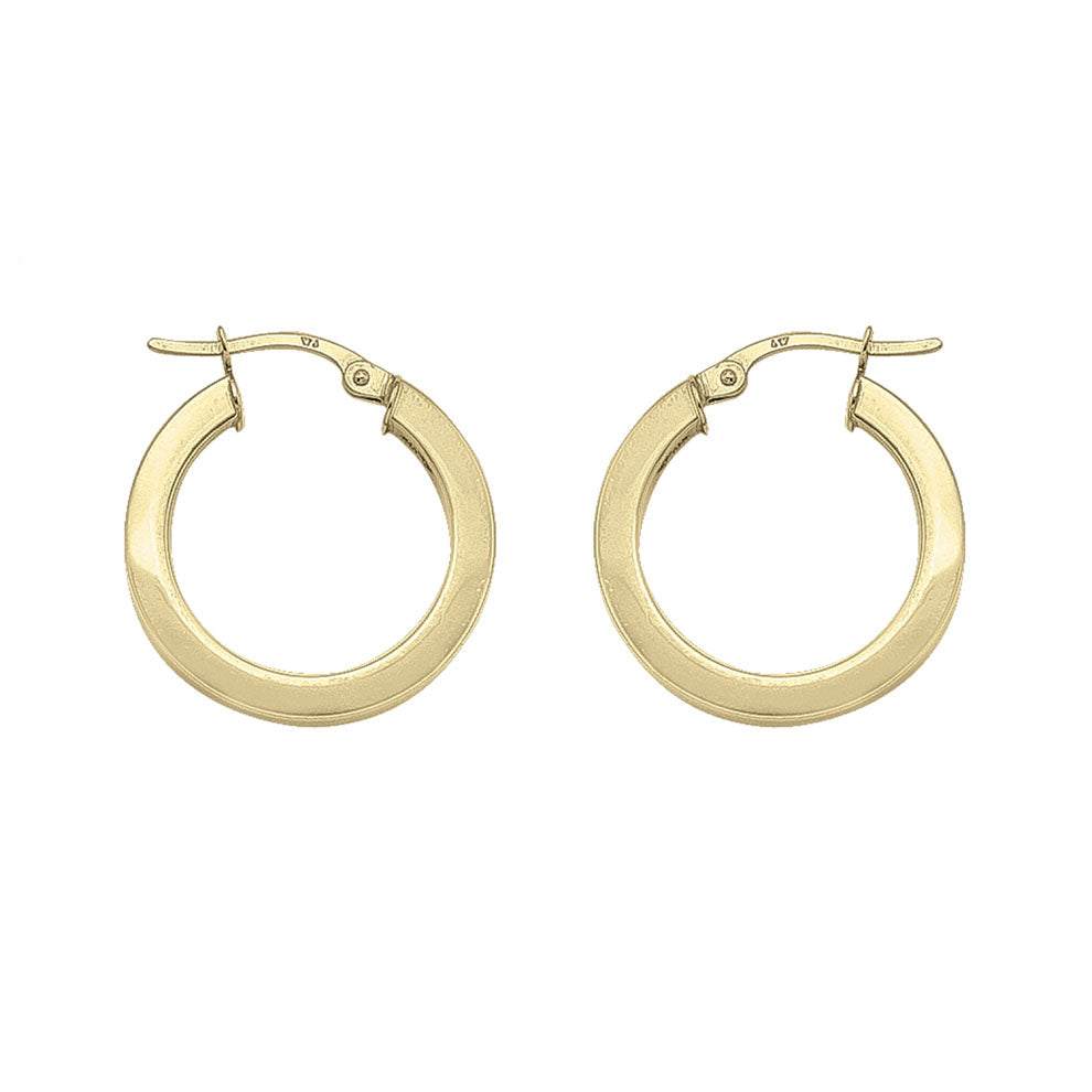 Gold Hoop Earrings 20mm (30315)