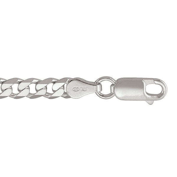 Sterling Silver Gentle Curb Chain 4.4mm 22in (31044)
