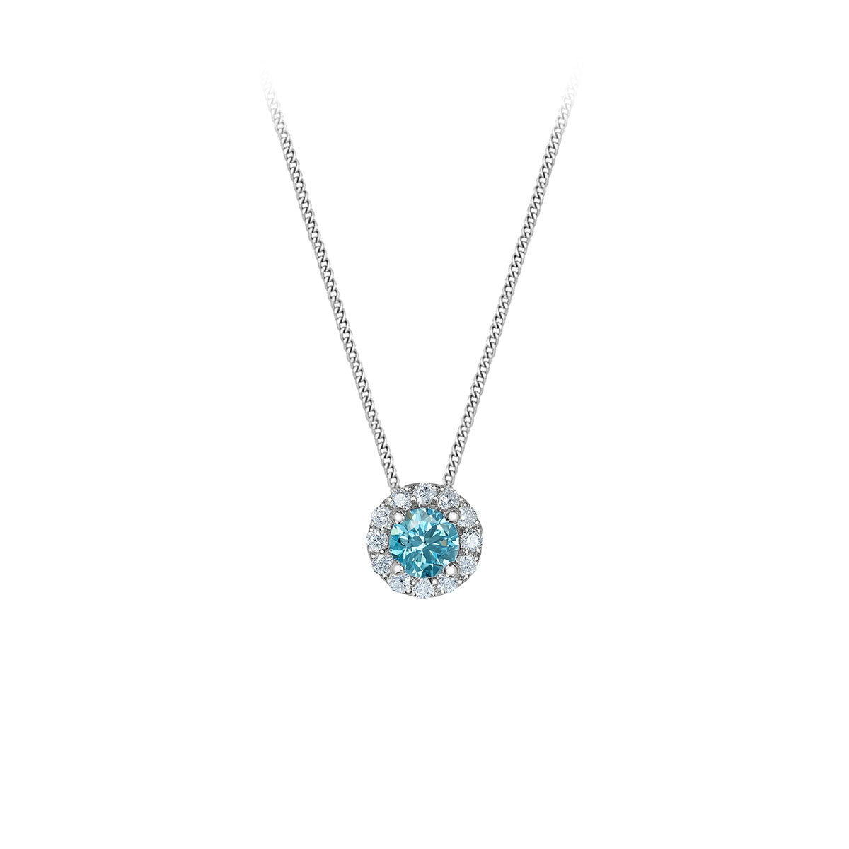 Diamond Halo Pendant - LG .33ctTW (39441)