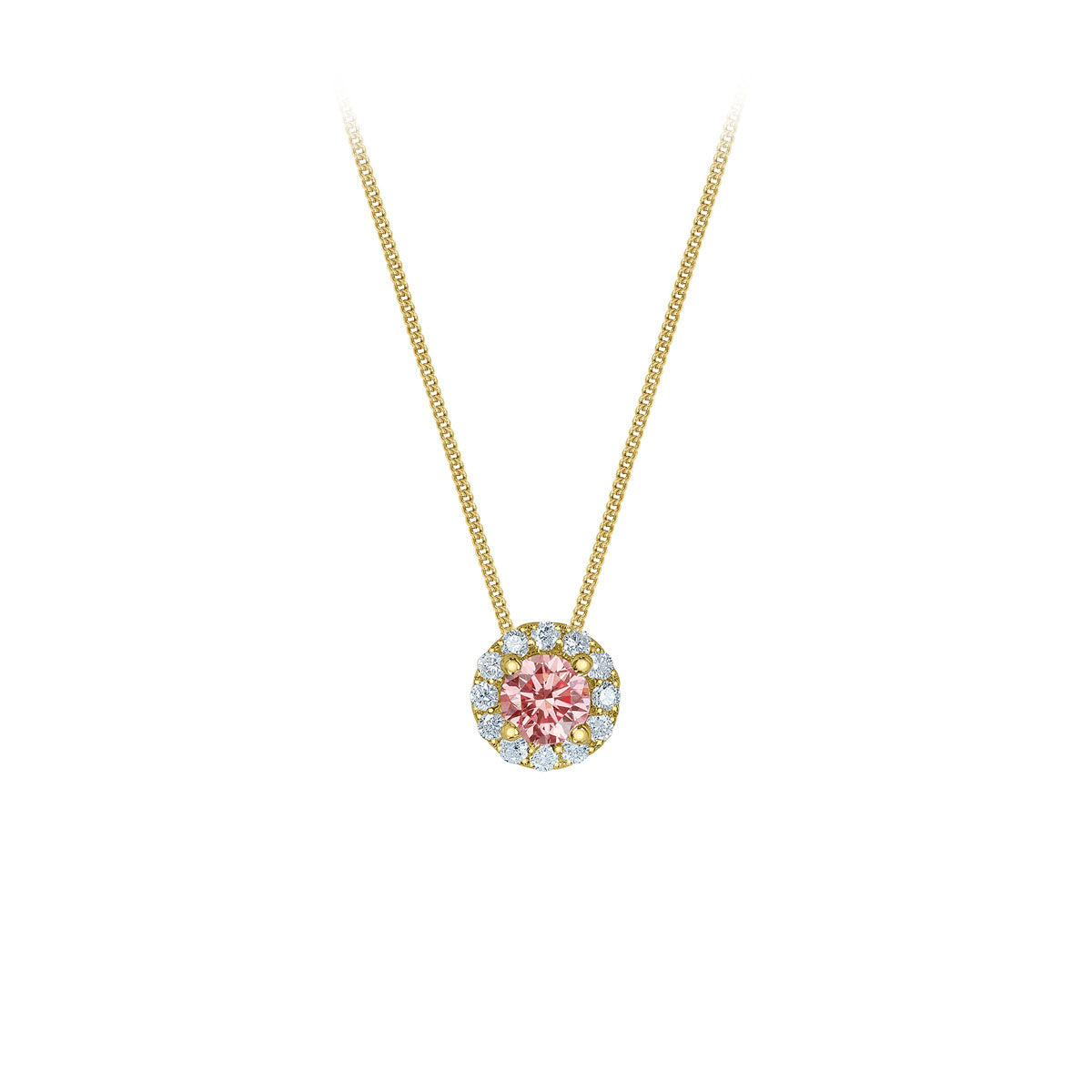 Diamond Halo Pendant - LG .33ctTW (39440)