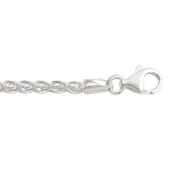 Sterling Silver Wheat Chain 2.4mm 18in (37484)