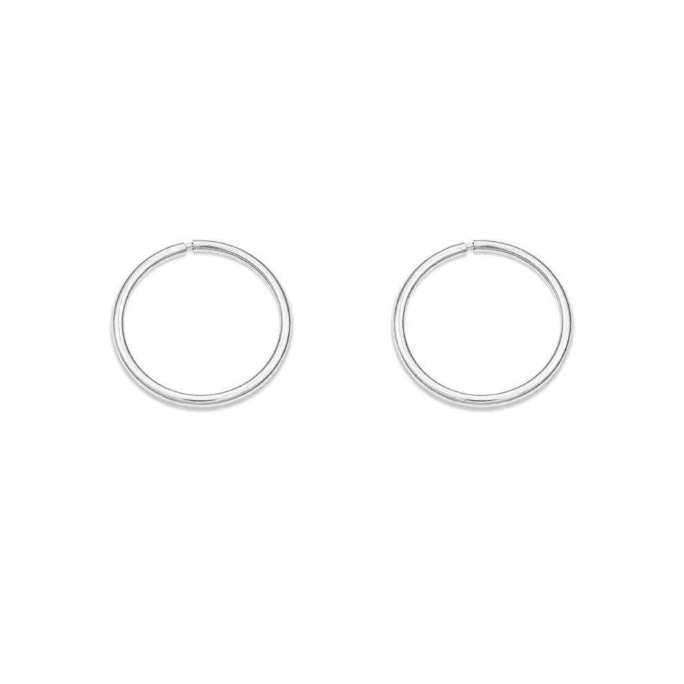 Gold 14mm Keeper Earrings (25590)
