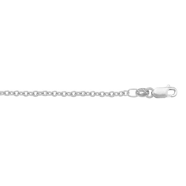Gold Open Link Cable Chain 1.5mm 16in (28175)