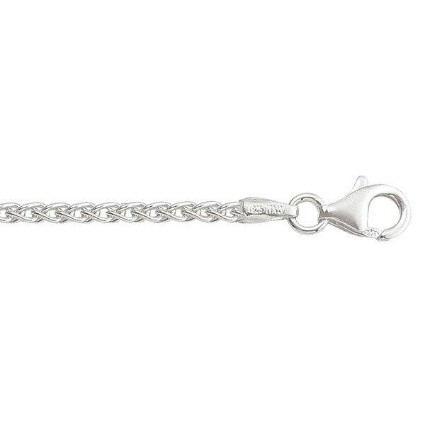 Sterling Silver Wheat Chain 1.9mm 16in (37489)