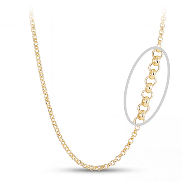 Sempre ORO Necklace - Rolo Link Chain 20in (41163)
