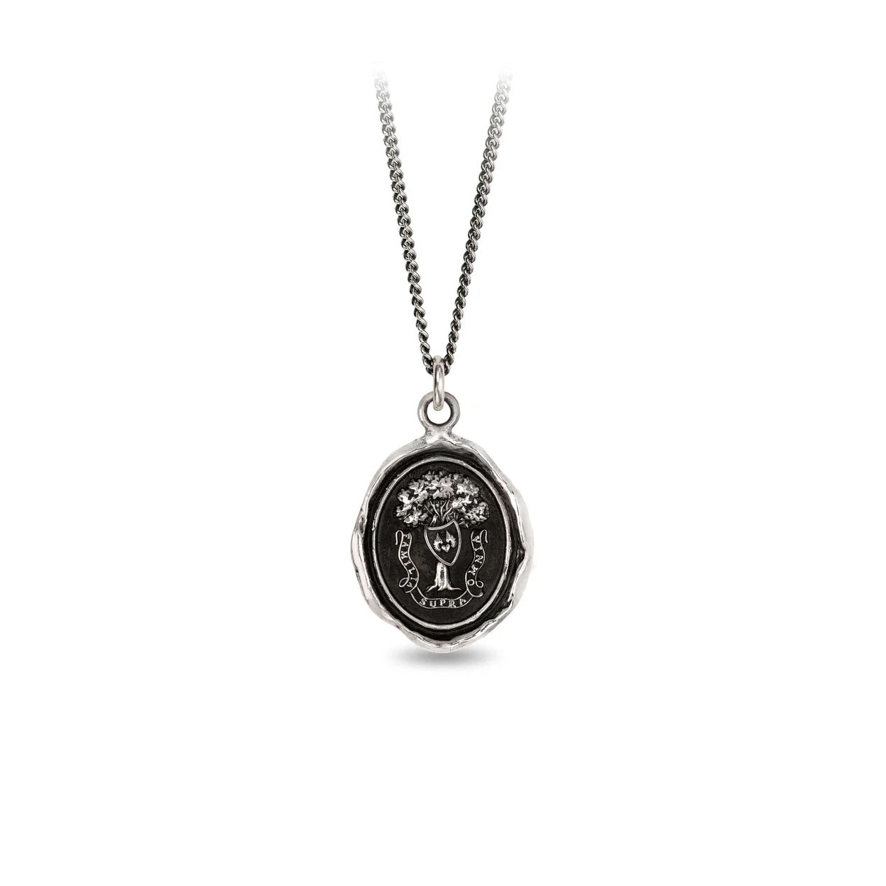 Pyrrha Necklace 'Family Above All' 18in (35874)