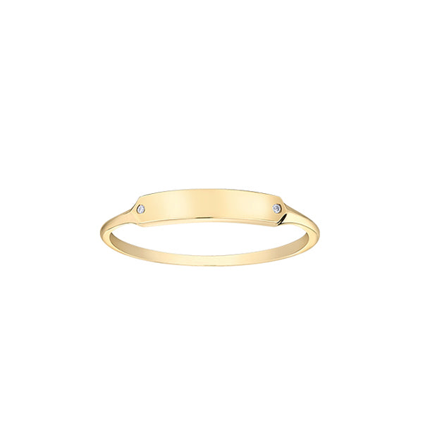 Ladies Diamond Signer Ring .01ct (35524)