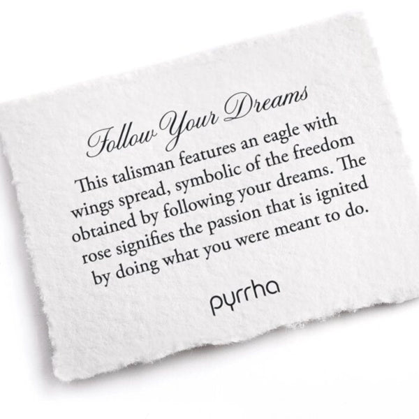 Pyrrha Necklace 'Follow Your Dreams' 18in (40552)
