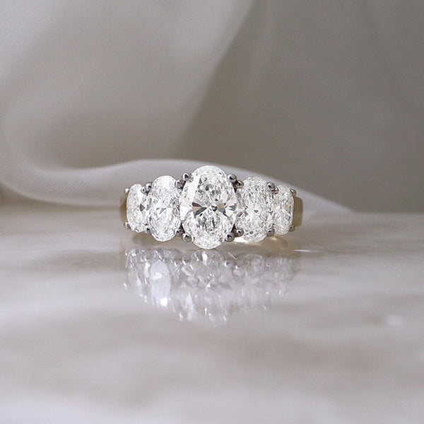 Diamond 5 Stone Engagement Ring - LG 2.62ct (40793)