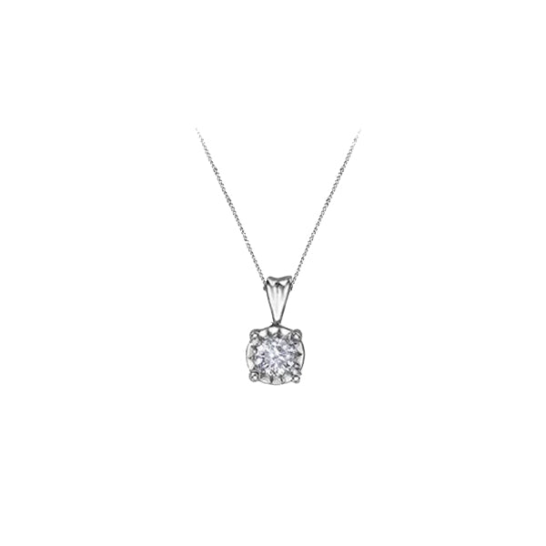 Diamond 'Illuminaire' Solitaire Pendant .20ct (38360)