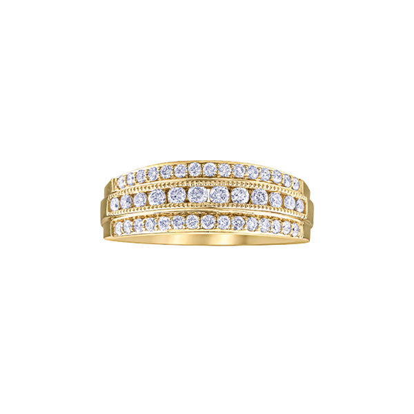 Diamond 3-Row Anniversary Band 1.00ct (38928)