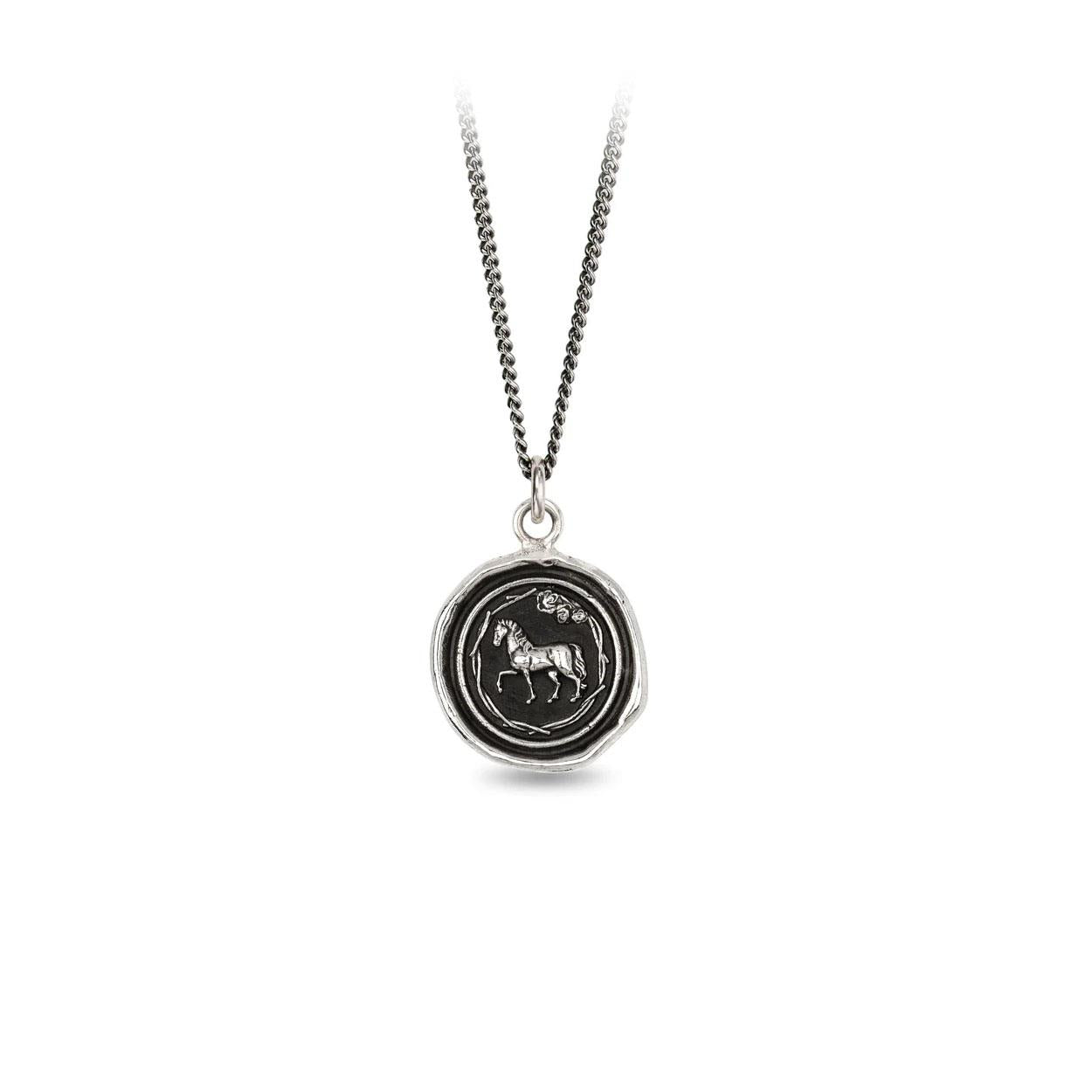 Pyrrha Necklace 'Horse' 18in (39238)