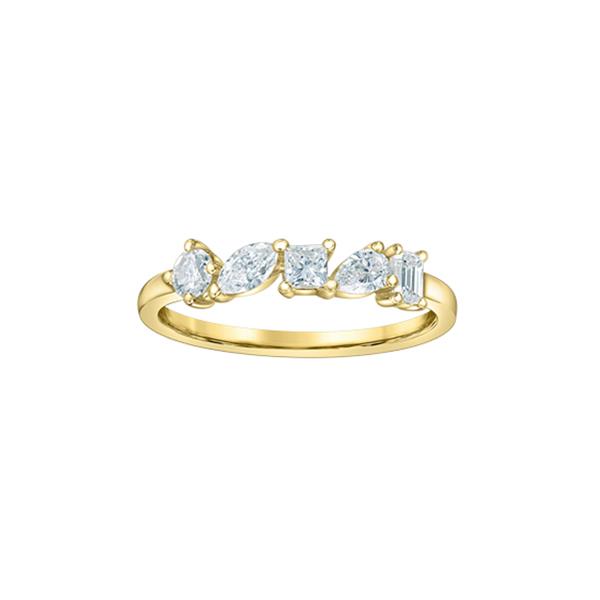 Diamond 5-Stone Mixed Cut Band - LG .50ct (39252)