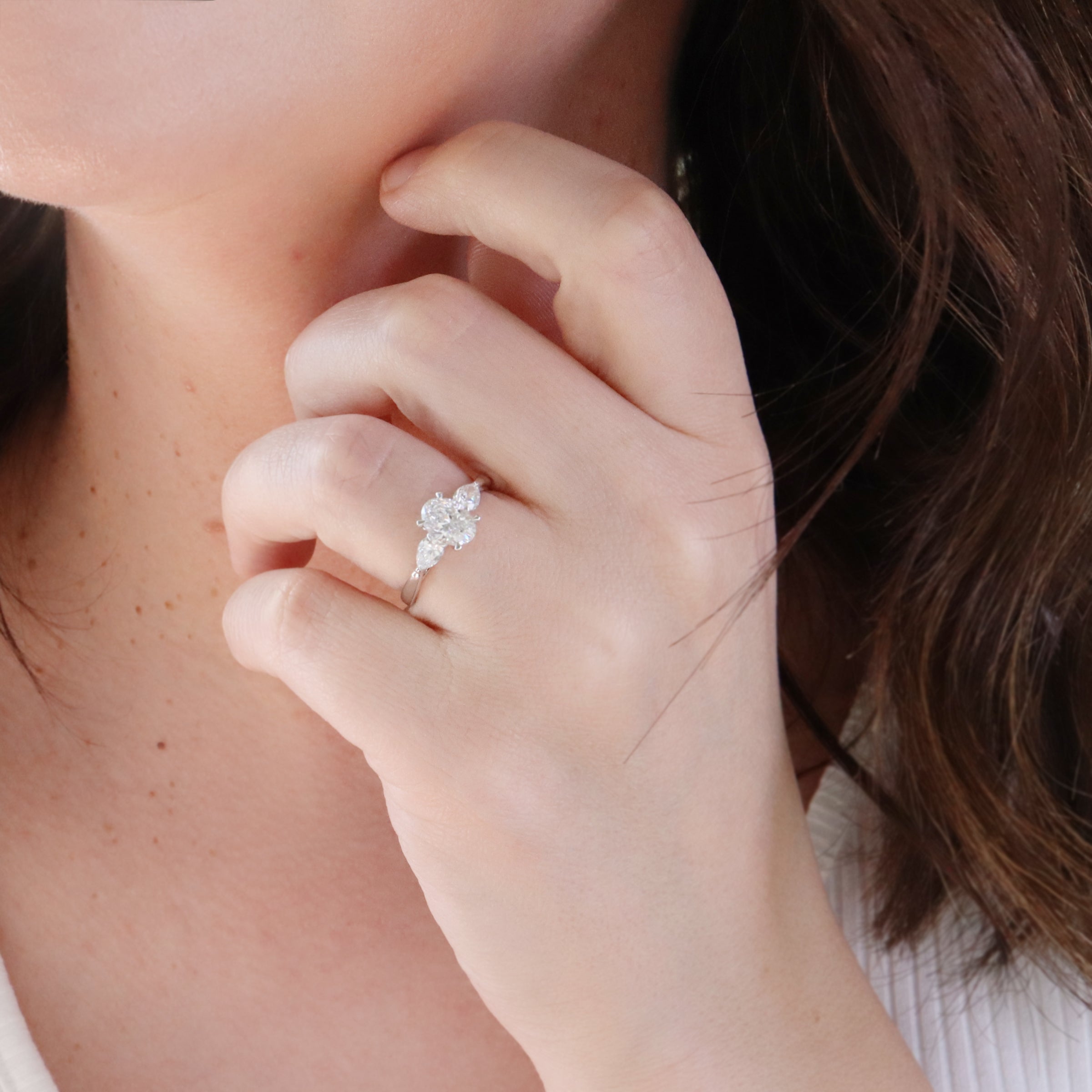 Diamond 3-Stone Engagement Ring - LG 1.49ct (39380)