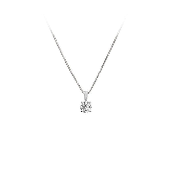 Diamond Solitaire Pendant .10ct (39599)