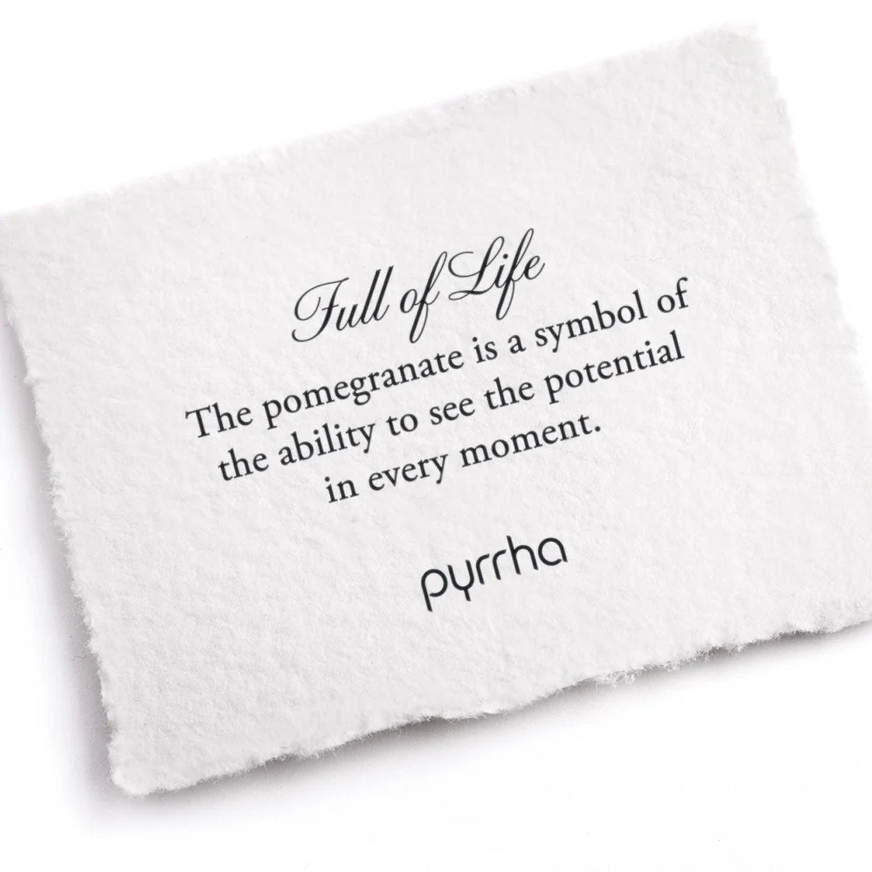 Pyrrha Necklace 'Full of Life" 18 inch (39655)
