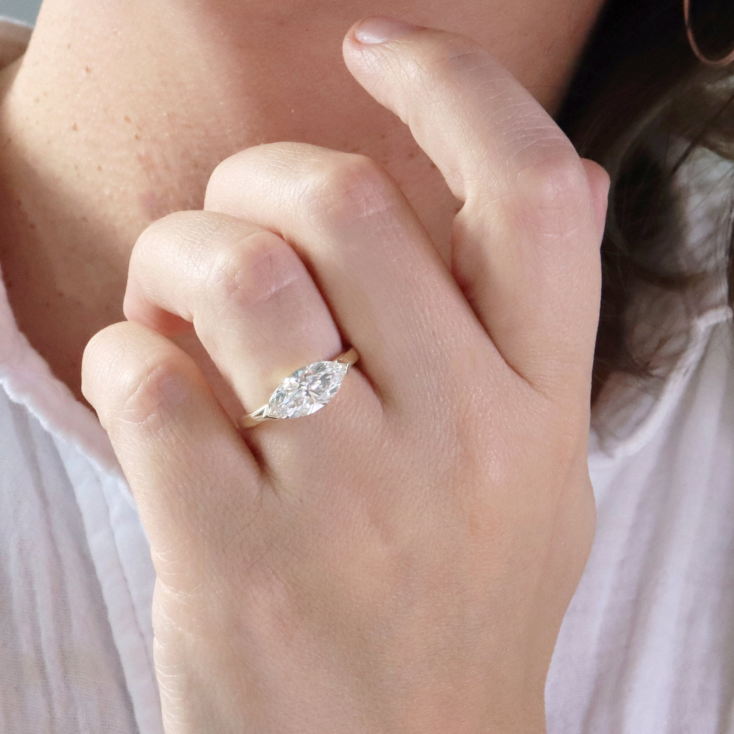 Diamond Solitaire Engagement Ring - LG 2.01ct (39869)