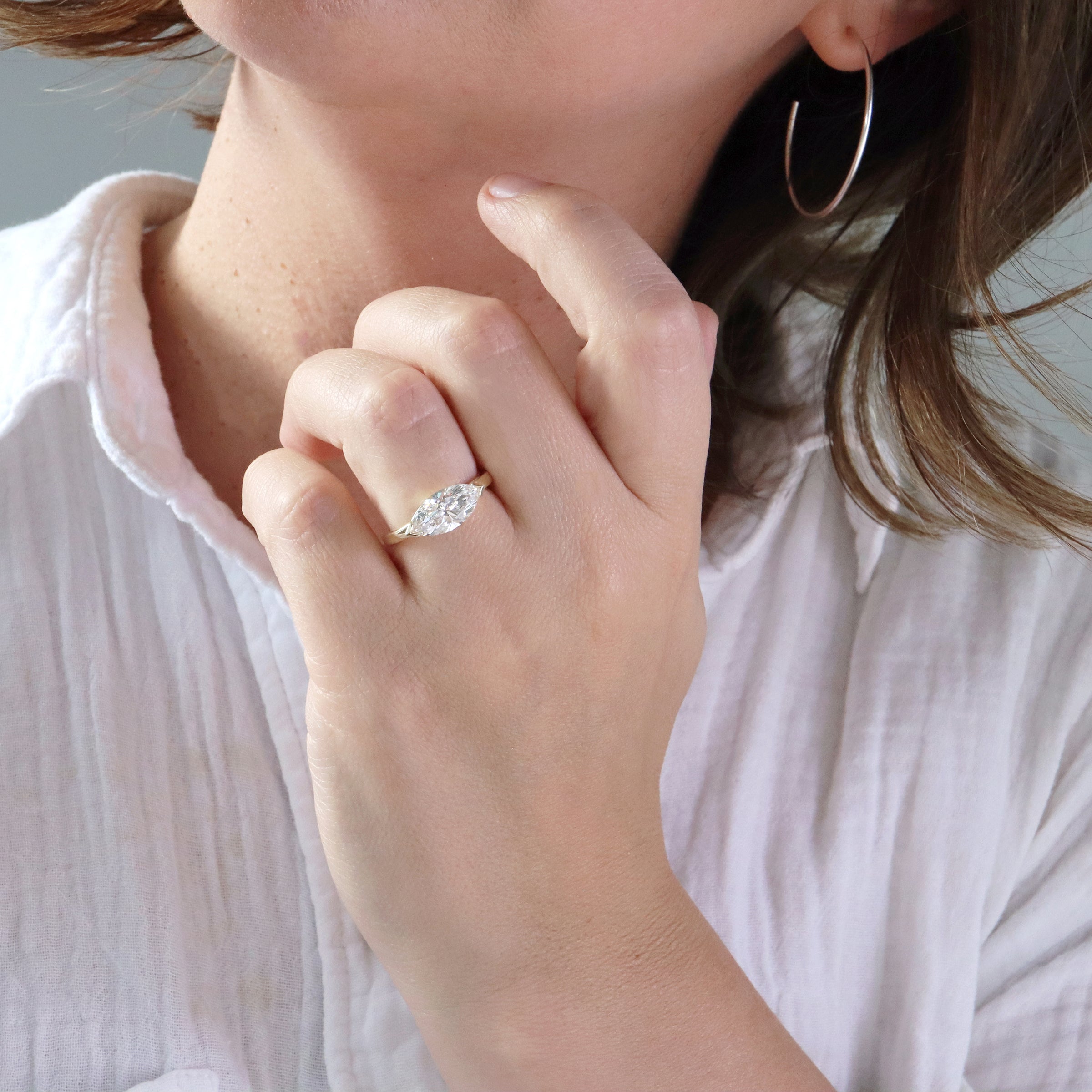Diamond Solitaire Engagement Ring - LG 2.01ct (39869)